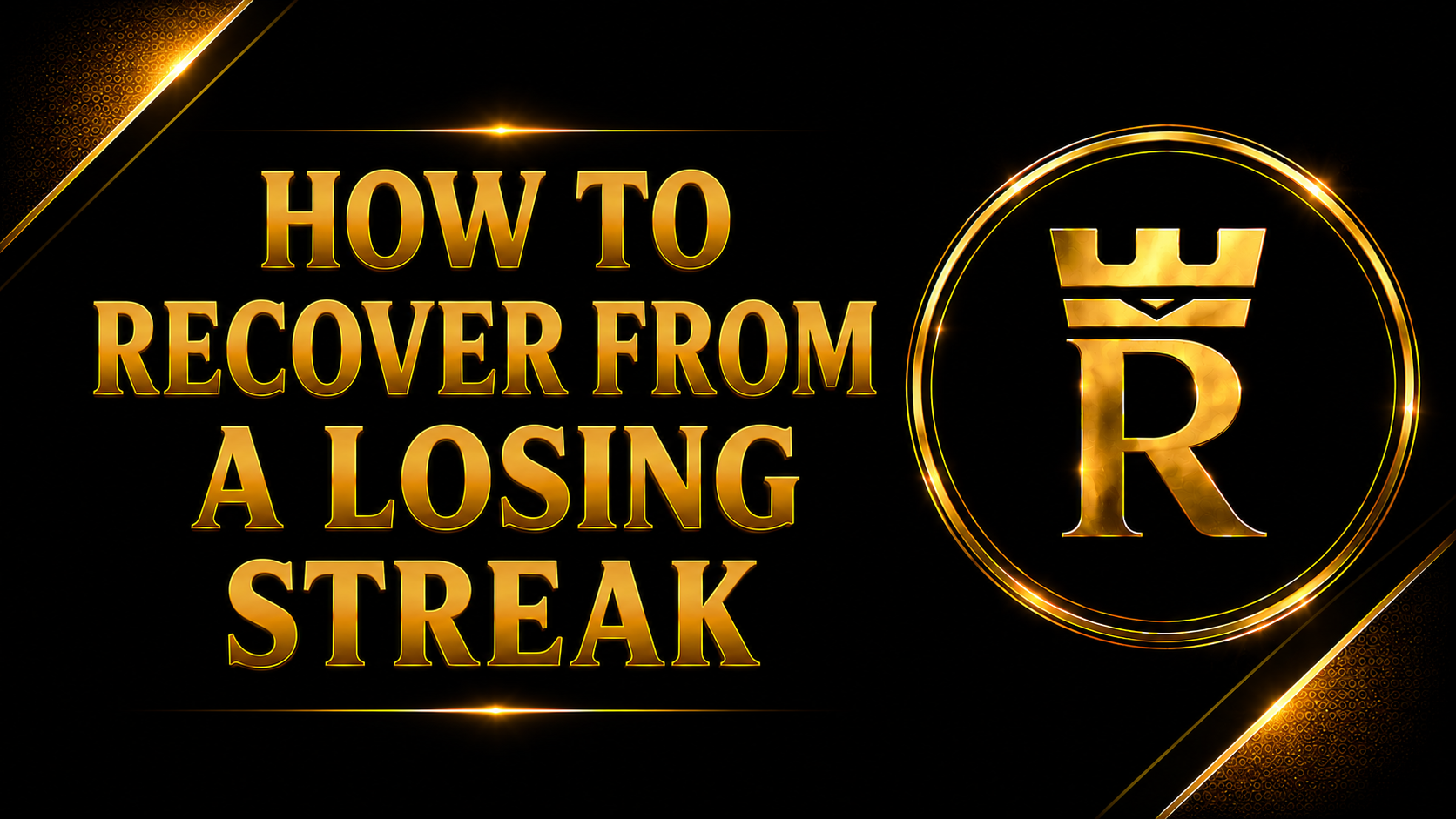 How To Recover From A Losing Streak In Trading